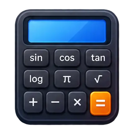 Premium scientific calculator with function keys
